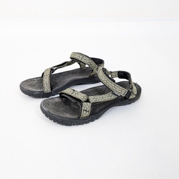 Teva Sandals Straps Velcro Ankle Womens 9.0 Slide Strappy Original Sport - Picture 1 of 9